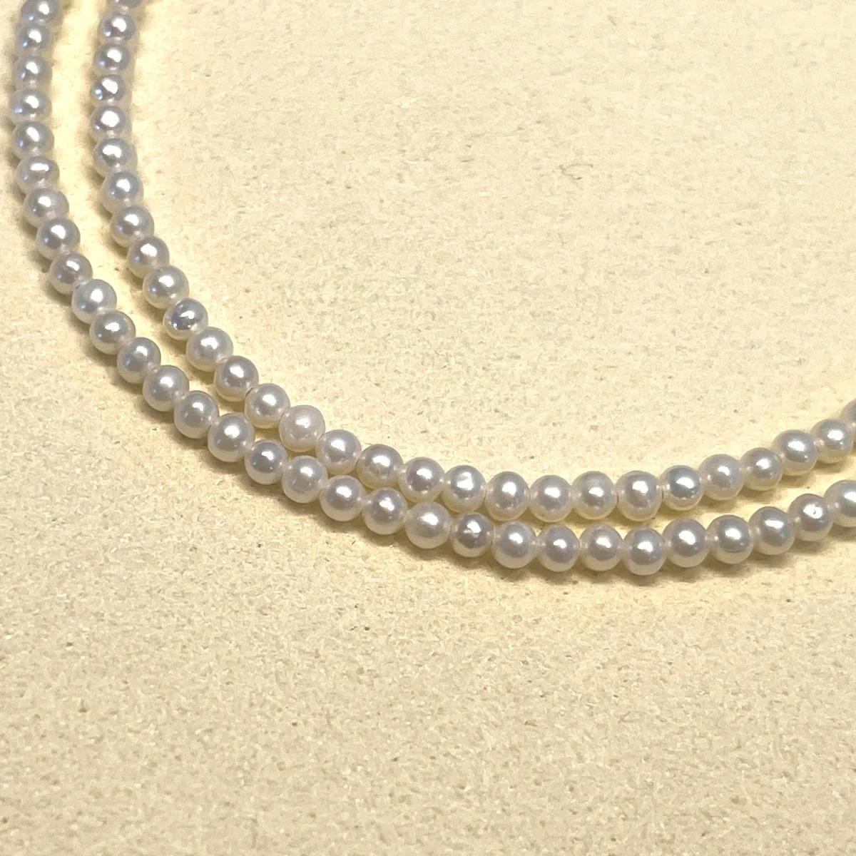 Perles presque rondes de haute qualité AAA 2-3mm, perles d'eau douce naturelles exquises pour la fab