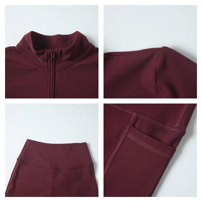 Ensemble de sport Hearuisavy pour femme, tenue d'entraînement d'été à manches longues, ensemble de s