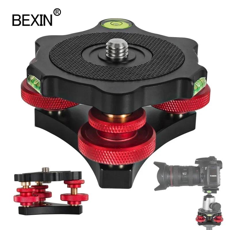 BEXIN LP64 ajusteur de niveau en alliage d'aluminium réglage de bulle d'équilibre adaptateur de tête