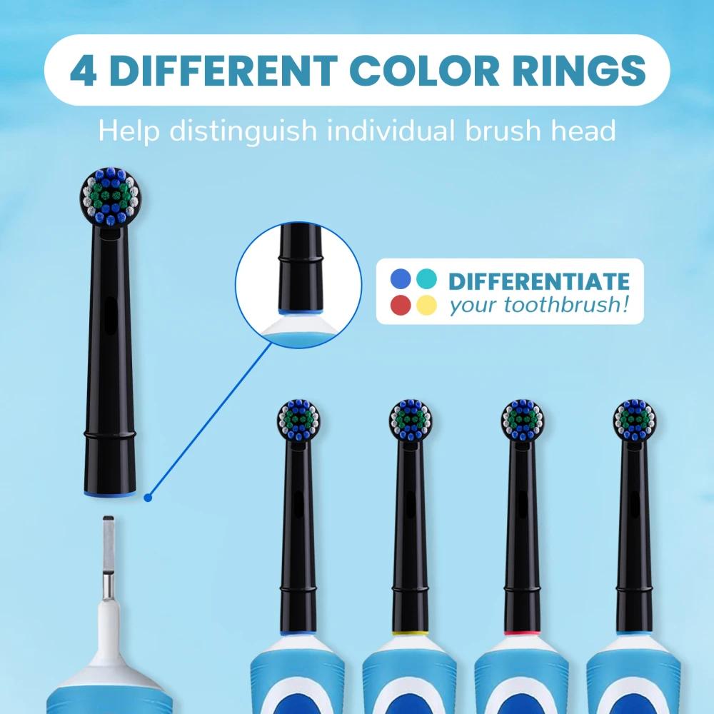 Têtes de brosse à dents de rechange compatibles avec les têtes de brosse électrique professionnelle
