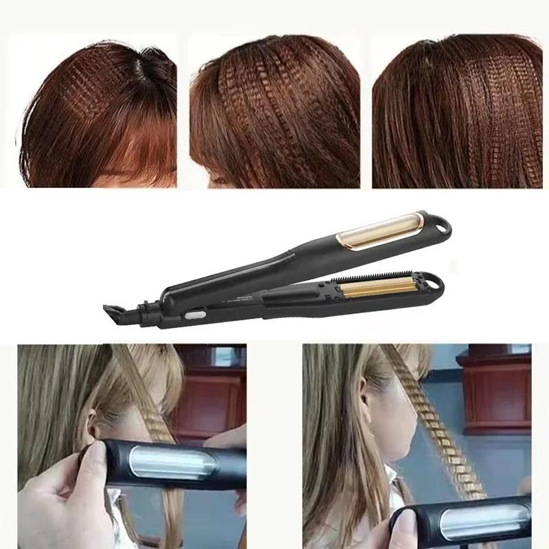 Outils de coiffure chauffants brosse à cheveux rotative pinces à cheveux sertissage fer à cheveux on