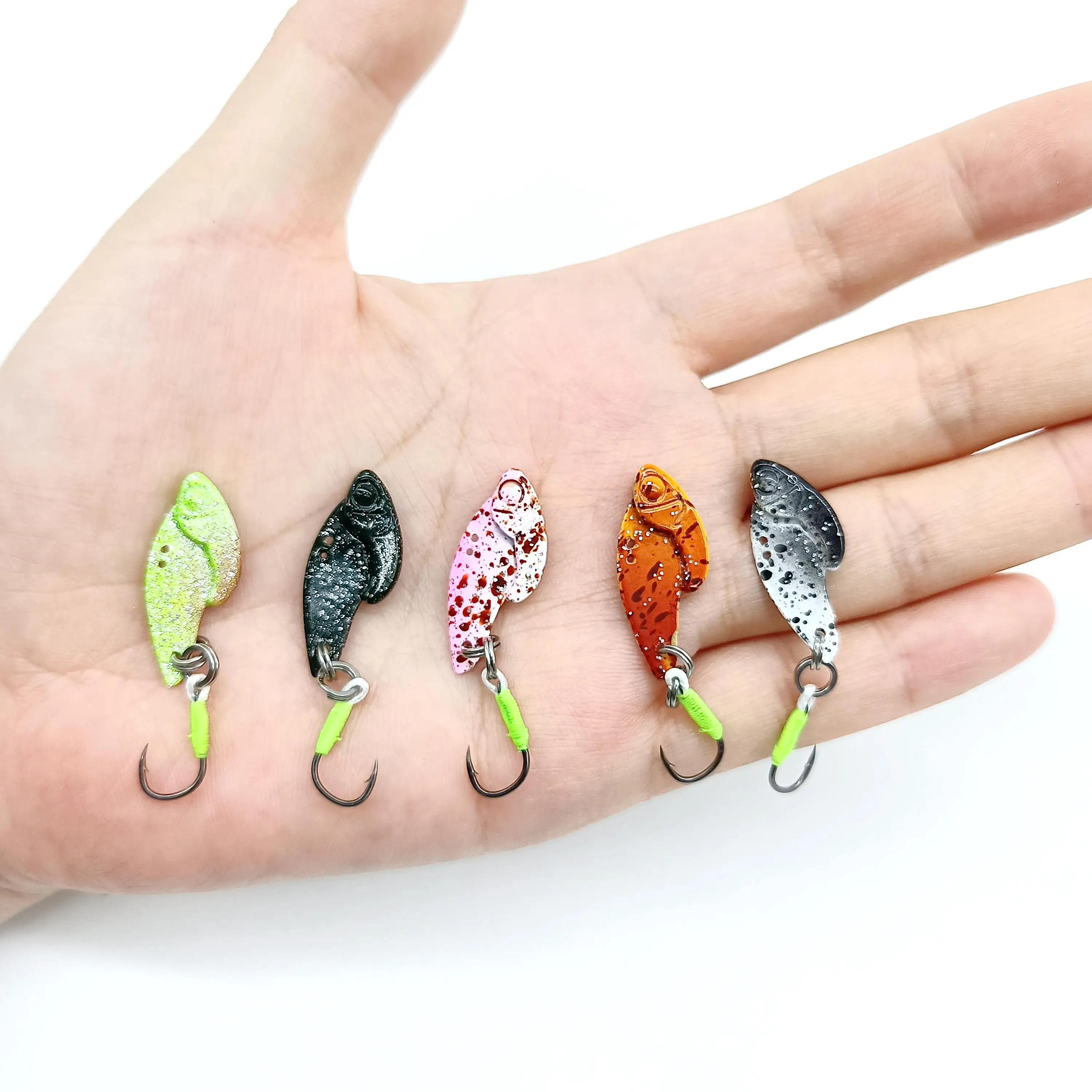 DUODUOYU 1 pièces nouveau Mini métal VIB leurres de pêche 3g/25mm Vibrations cuillère leurre basse a
