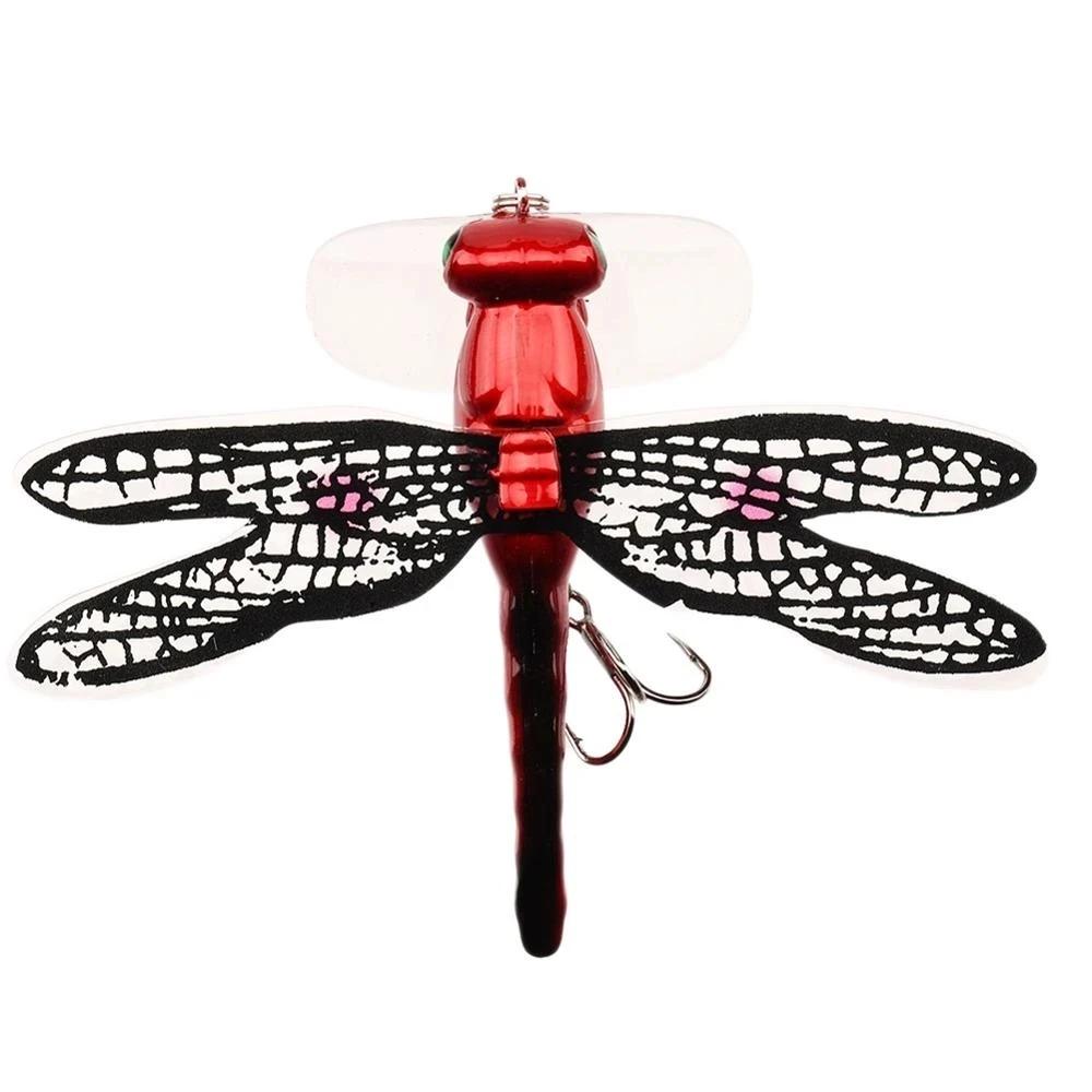 Topwater libellule mouches sèches insecte mouche leurre de pêche 6.2g 75mm truite Popper appât artif