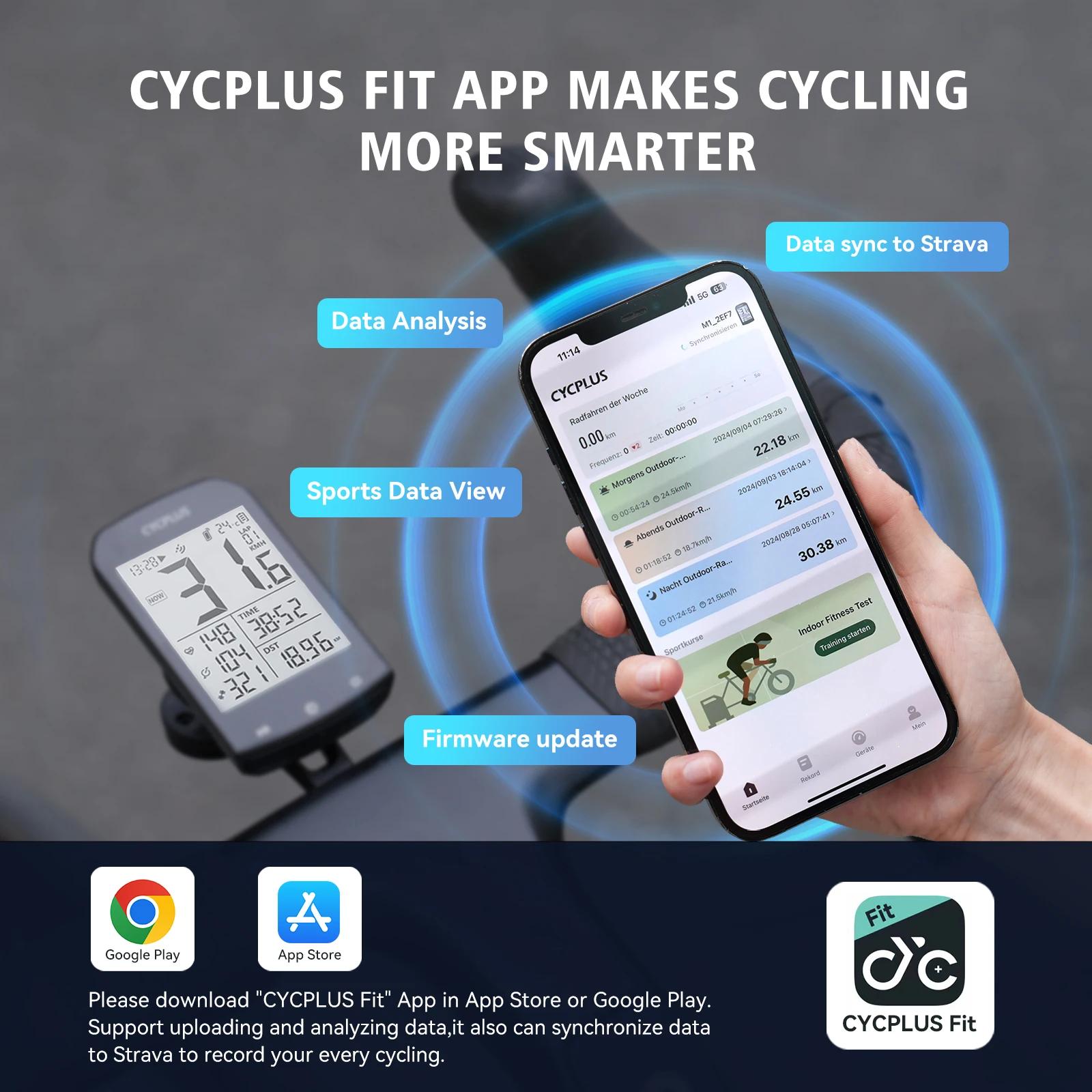 GPS Vélo Ordinateur Sans Fil CYCPLUS M1 Étanche Compteur De Vitesse Odomètre ANT + Bluetooth5.0 Vélo