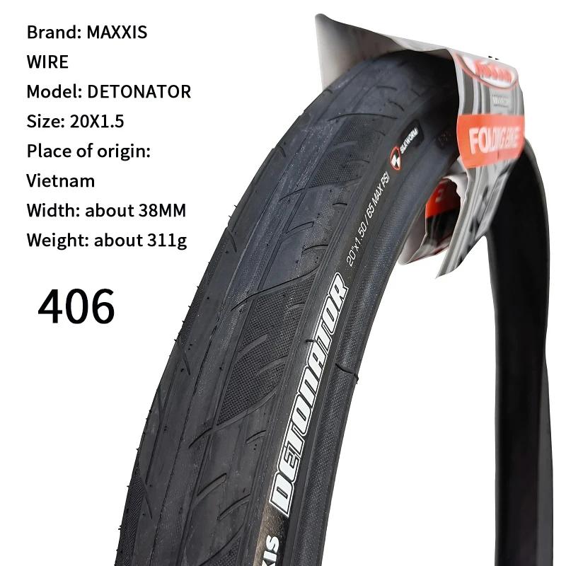 MAXXIS – pneu de vélo à fil de traction, détecteur de groupe, BMX 451 406, 20 pouces