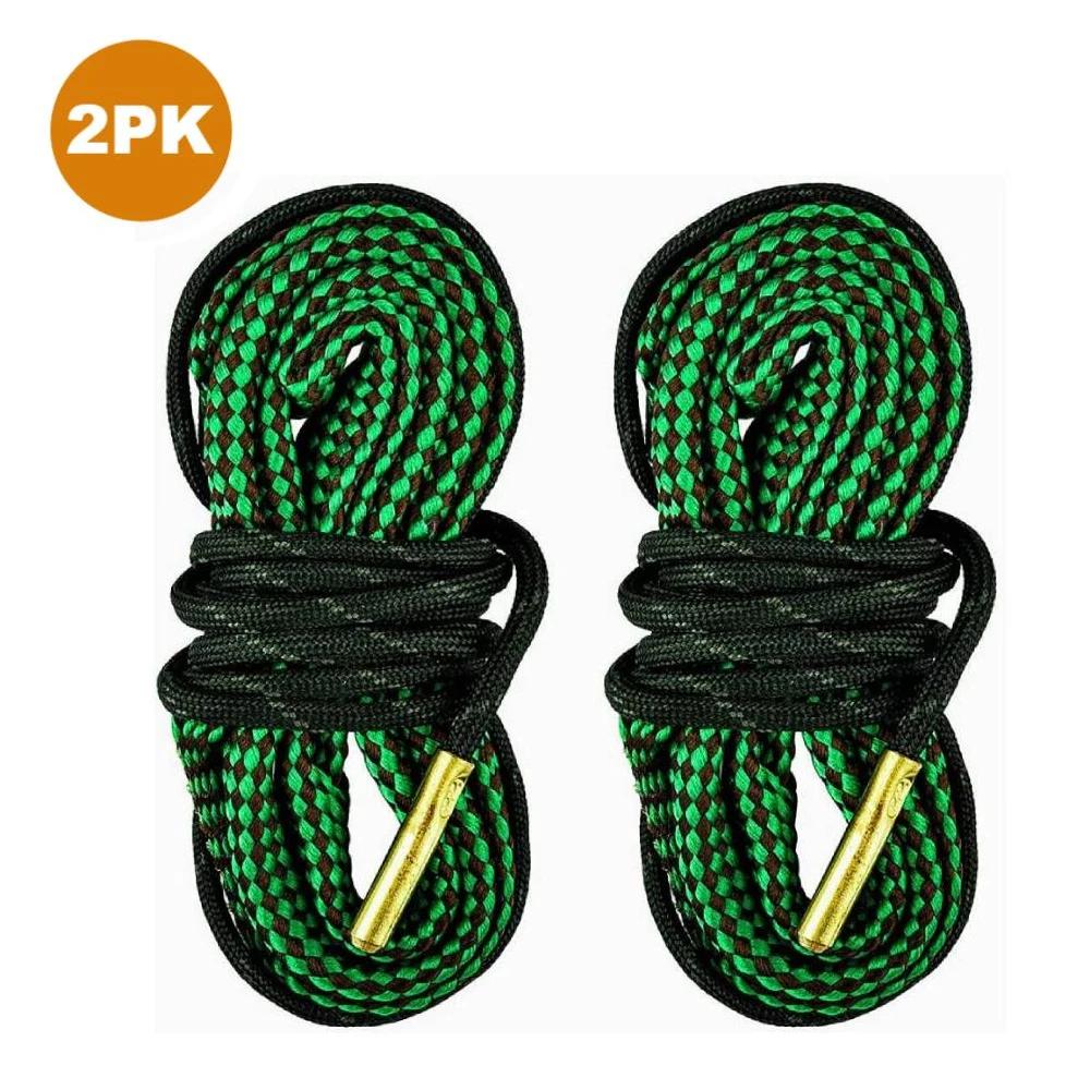 Corde de nettoyage de baril, 2 pièces, 22 Cal.223 Cal.38 Cal & 5.56mm 7.62mm 9mm, corde de calibre,