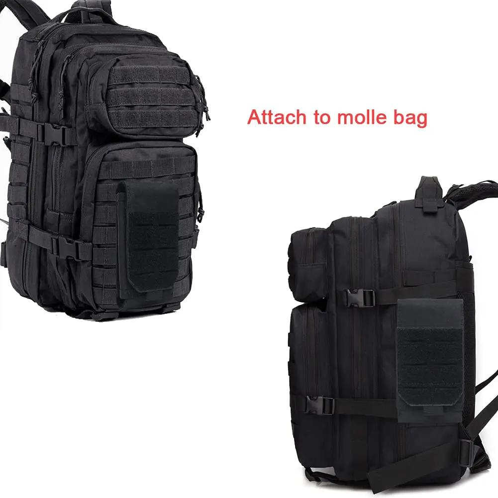 Pochette de téléphone Molle Laser 1000D, robuste, étanche, petit support de téléphone portable tacti