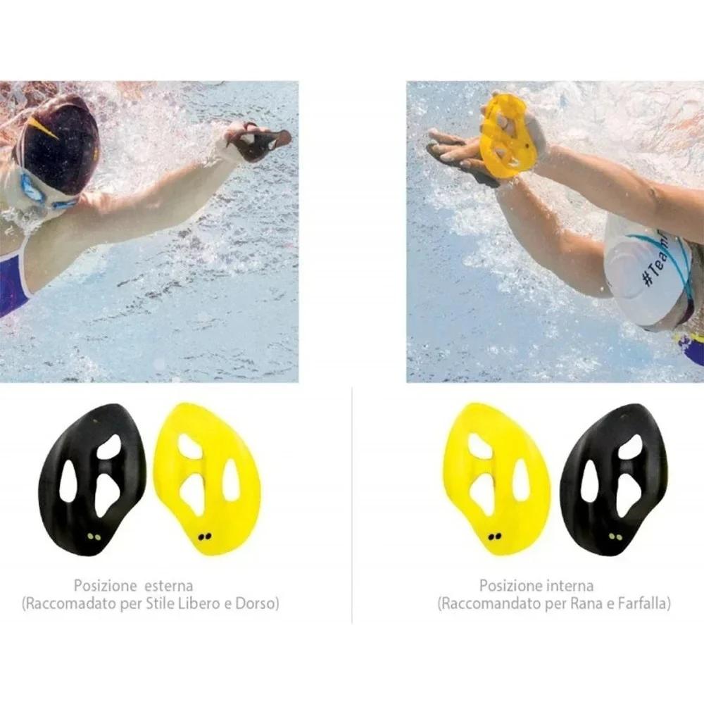 Pagaies de natation pagaies ergonomiques de natation coups professionnels Correction de pratique pal