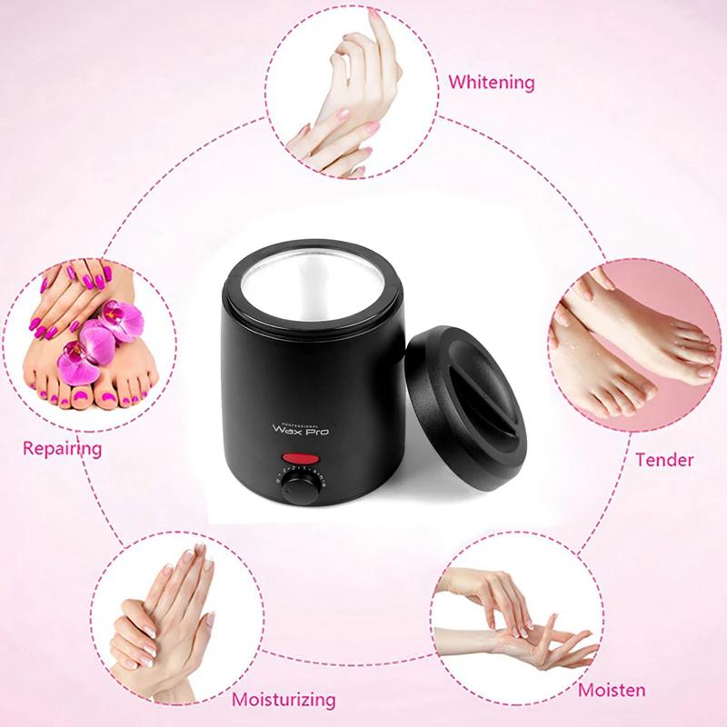 Machine d'épilation 200ml, chauffe-cire, épilateur épilatoire, Kit de cire fondue, chauffe-paraffine