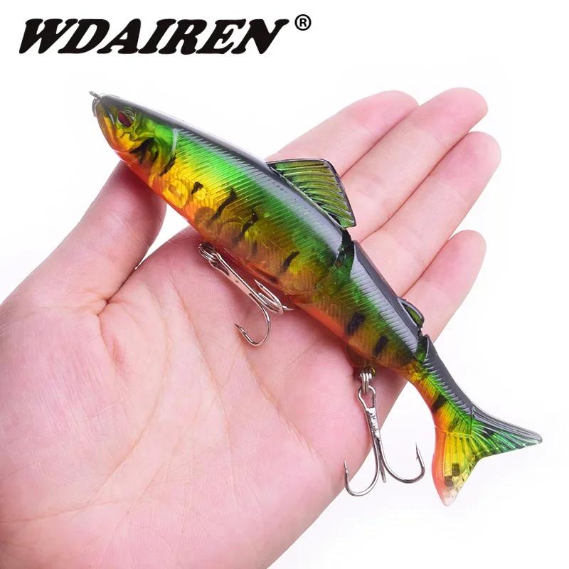 1 Pc appât commun nageur Wobbler leurre de pêche 13 cm 18g appât dur artificiel vairon manivelle pou