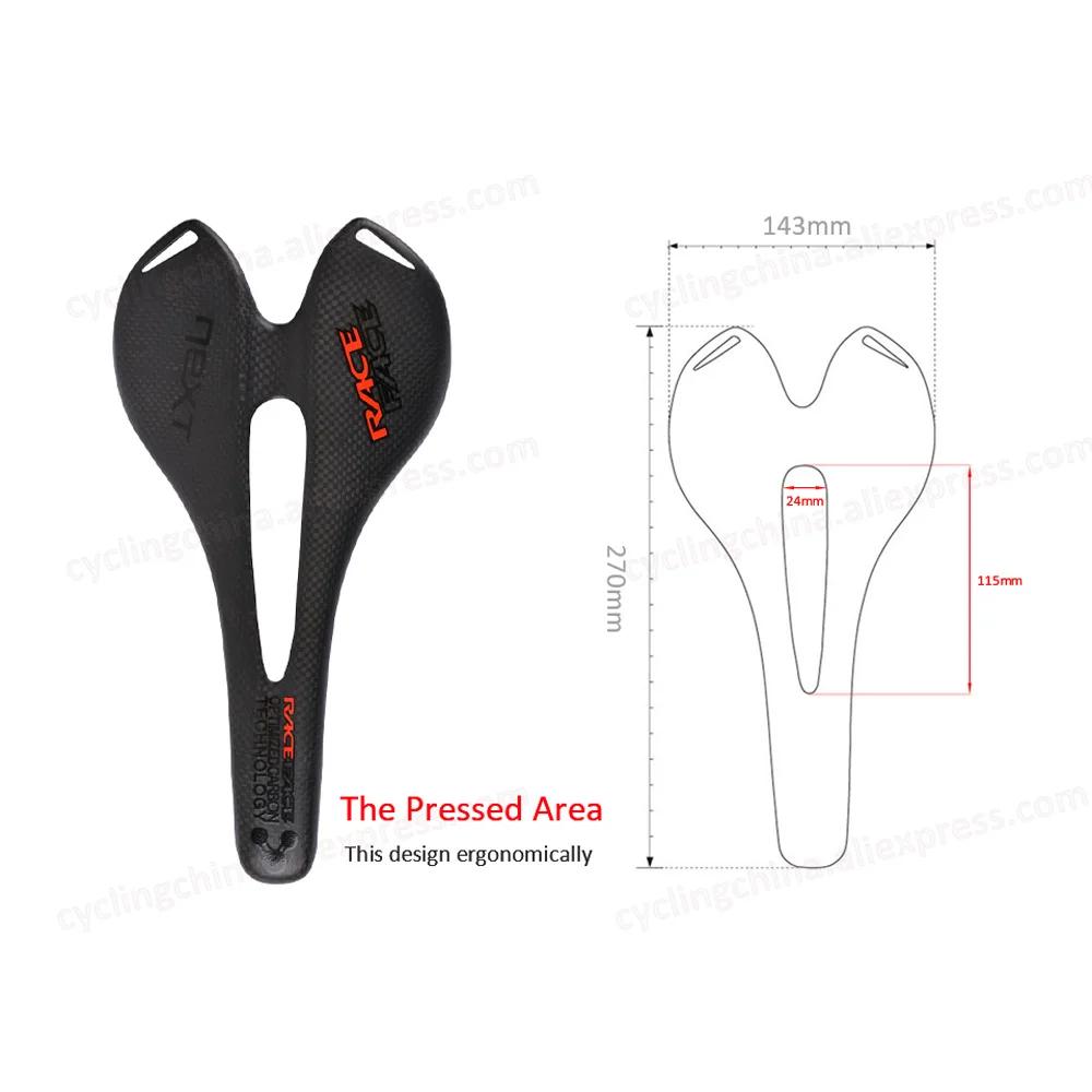 Race Face-Selle légère de la série Next, tissage 3K, coussin de siège entièrement en carbone, siège