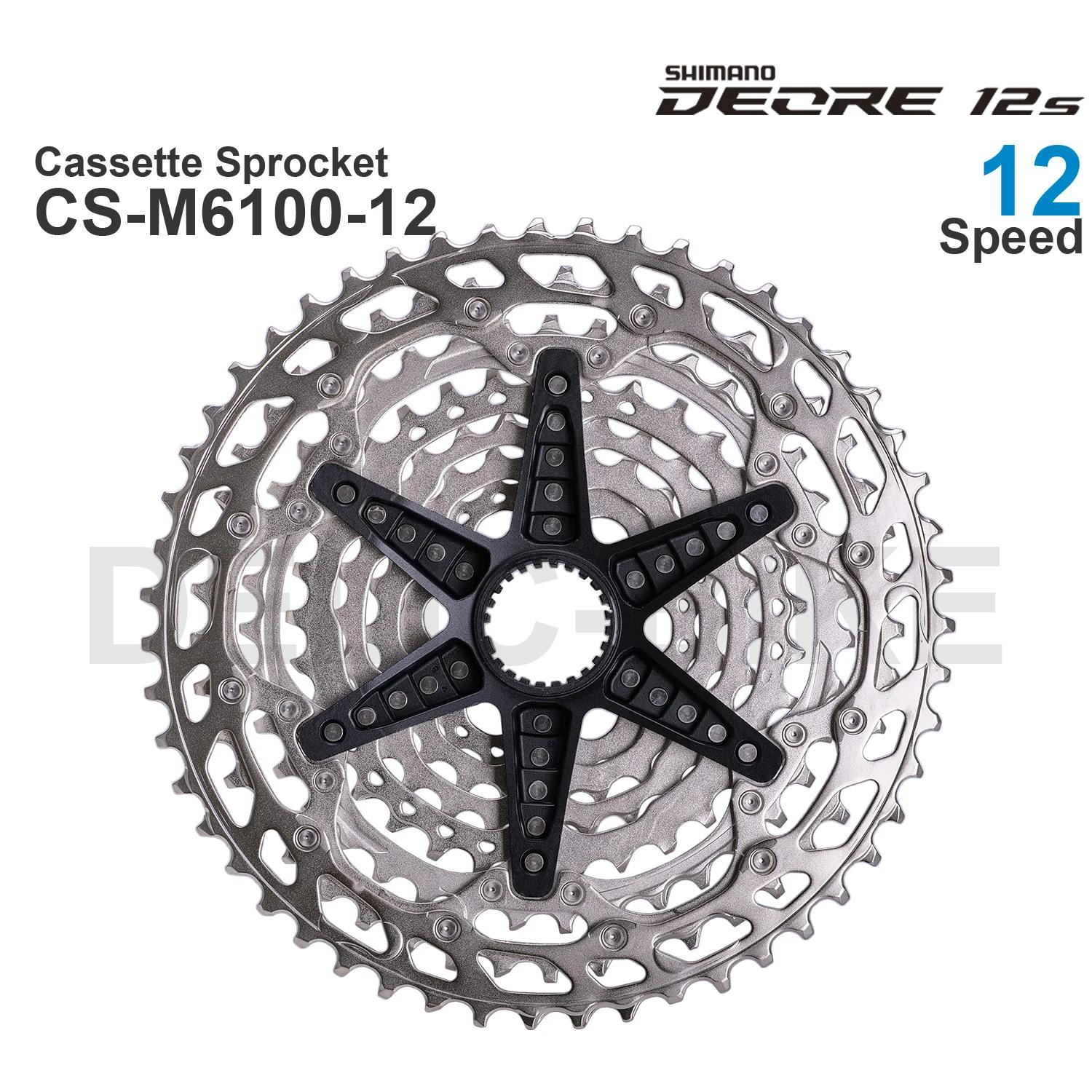 WinterMANO DEORE M6100 12v Cassette Pignon CS-M6100-12 12 Vitesses-HYPERGLIDE pour VTT vélo Pièces D