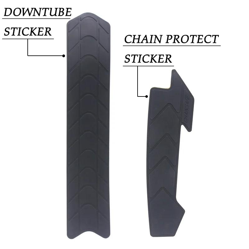 Autocollant anti-rayures en silicone pour cadre de vélo de route et VTT, protection du tube alertes