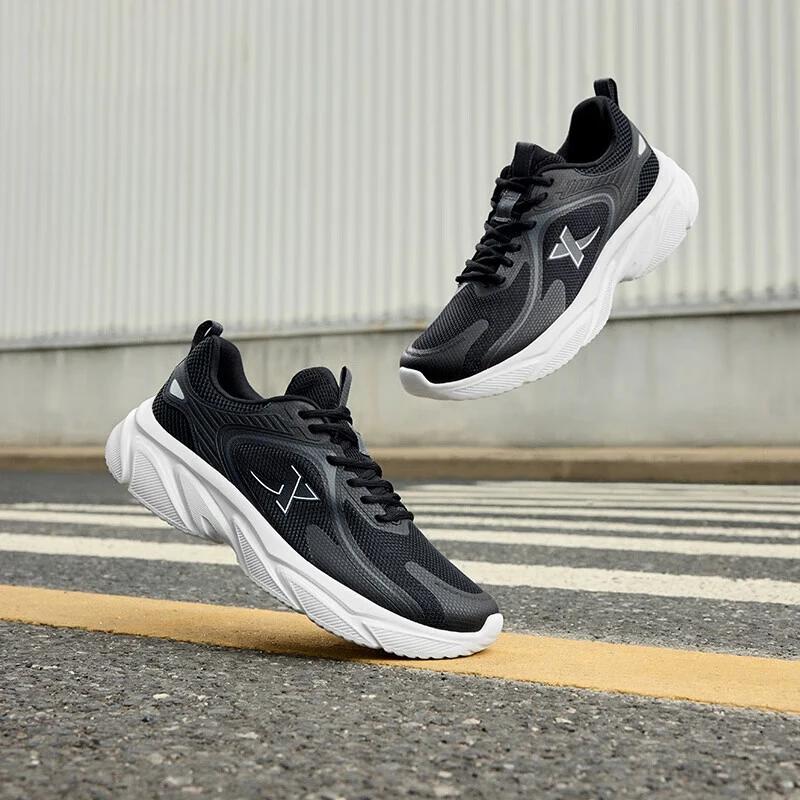 Xtep chaussures de course hommes respirant maille confortable chaussures de Sport été casual Absorpt