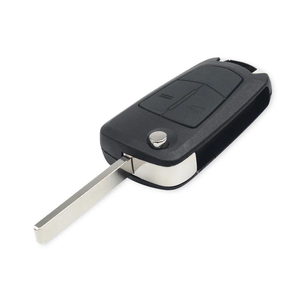 KEYYOU – clé télécommande de voiture à rabat, 433Mhz, pour Opel/Vauxhall Astra H 2004-2009 Zafira B