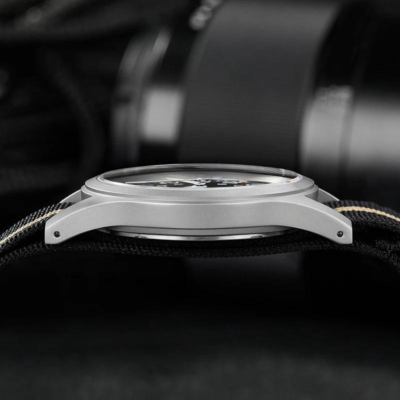 Militado ML05 38mm montre à Quartz mis5 2035/Ronda 515 mouvement montres bombé saphir cristal lumine