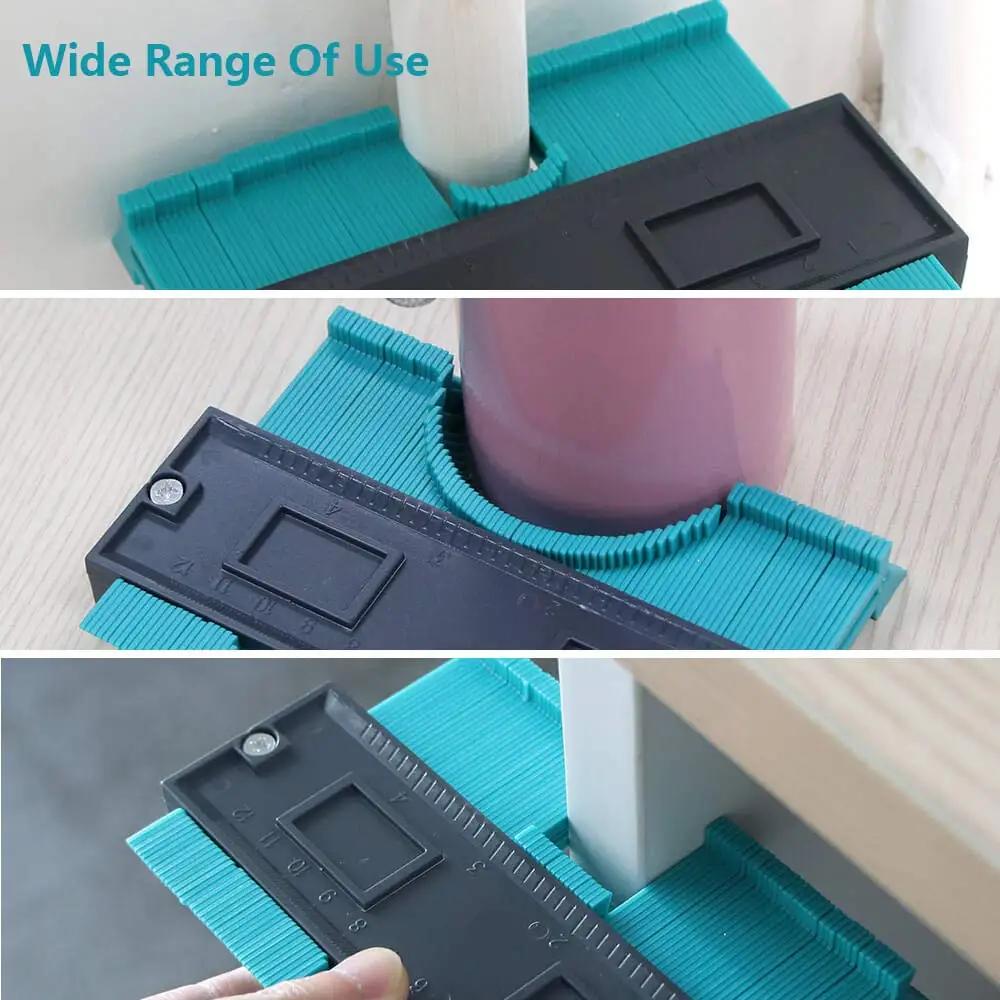 Duplicateur de Jauge de Contour en Plastique, Outil de Mesure de Profil, Carrelage, Stratifié, Carre