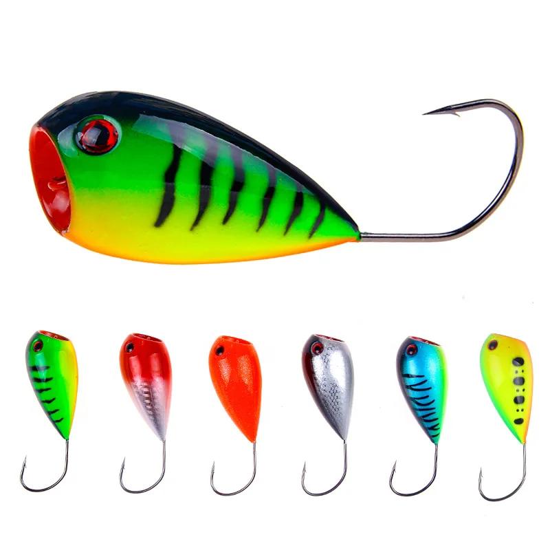 1 Pcs/lot Popper Leurre De Pêche CrankFish Appâts 8cm 13g Appâts Artificiels Croate OEUF Flottant Ap
