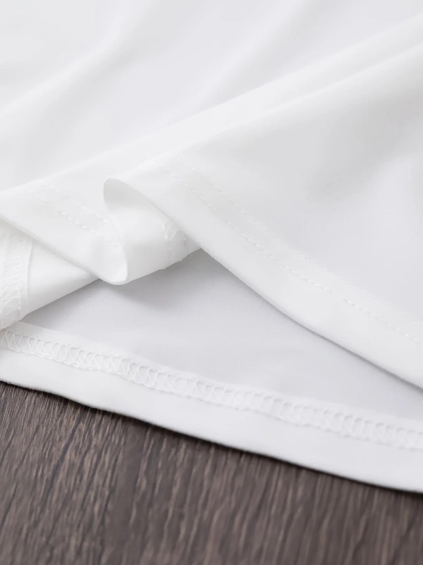 T-Shirt graphique décontracté à manches courtes et col rond pour femmes, avec lettres audacieuses im