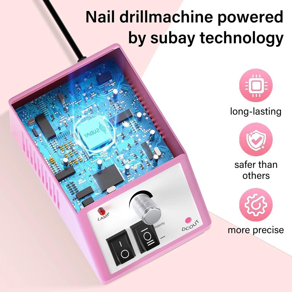 LINMANDA 20000 tr/min manucure perceuse ensemble électrique perceuse à ongles Gel dissolvant Portabl
