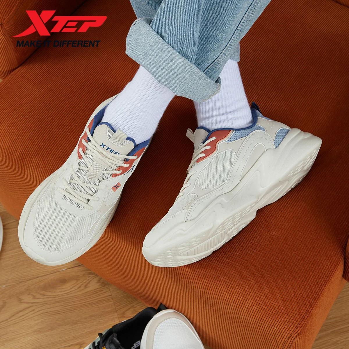 Xtep chaussures de marche pour hommes décontracté mode Trekking soutien extérieur confortable respir