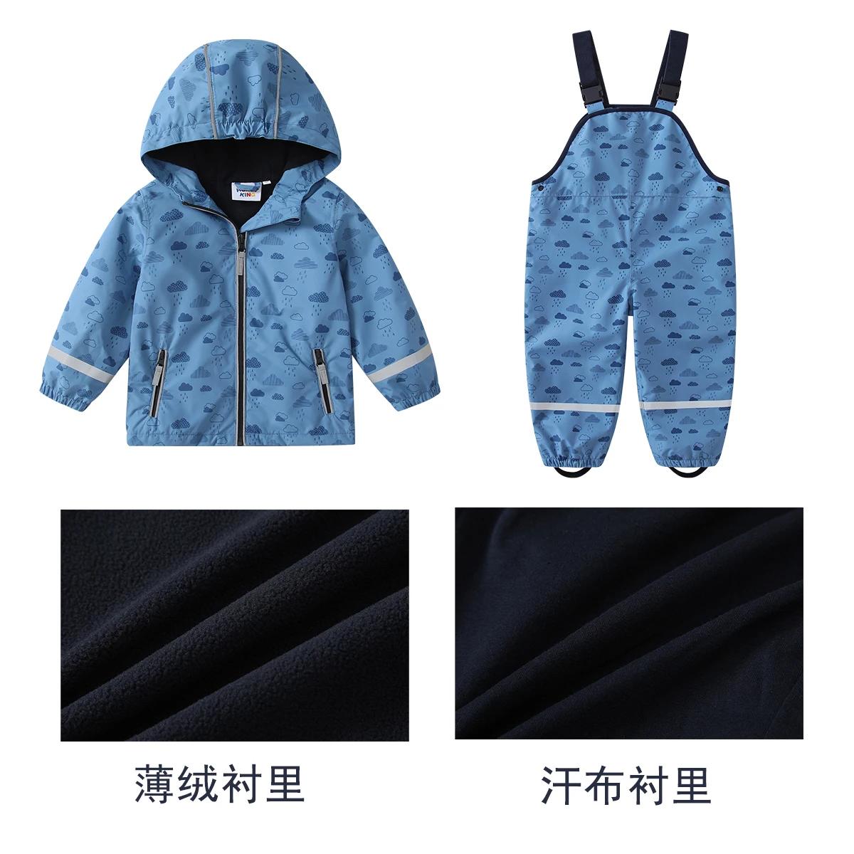 HONEYKING – combinaison imperméable pour garçons, ensemble de vêtements pour enfants, combinaison de
