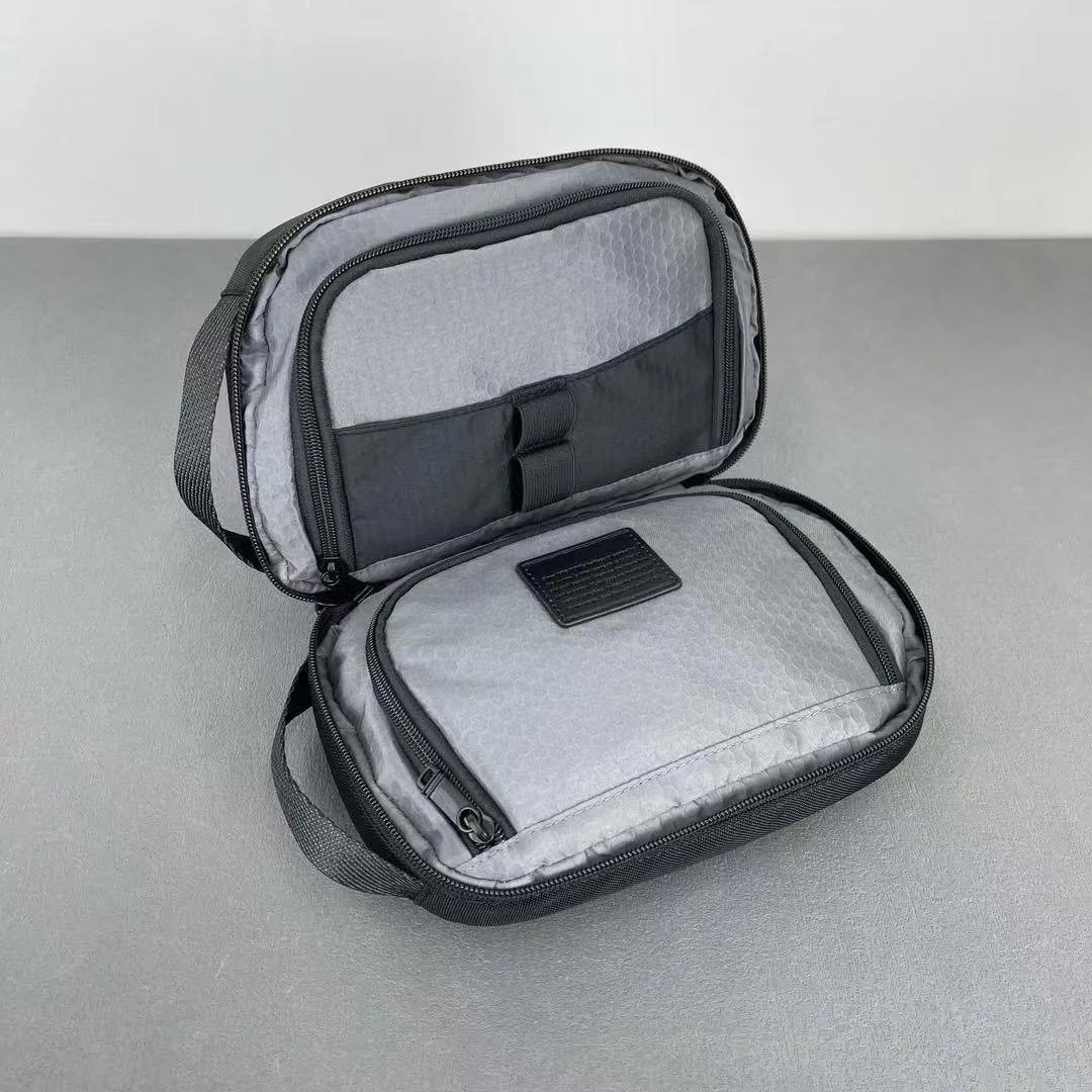 Pochette en nylon balistique pour homme, sac à main portable pour les voyages d'affaires, sac organi