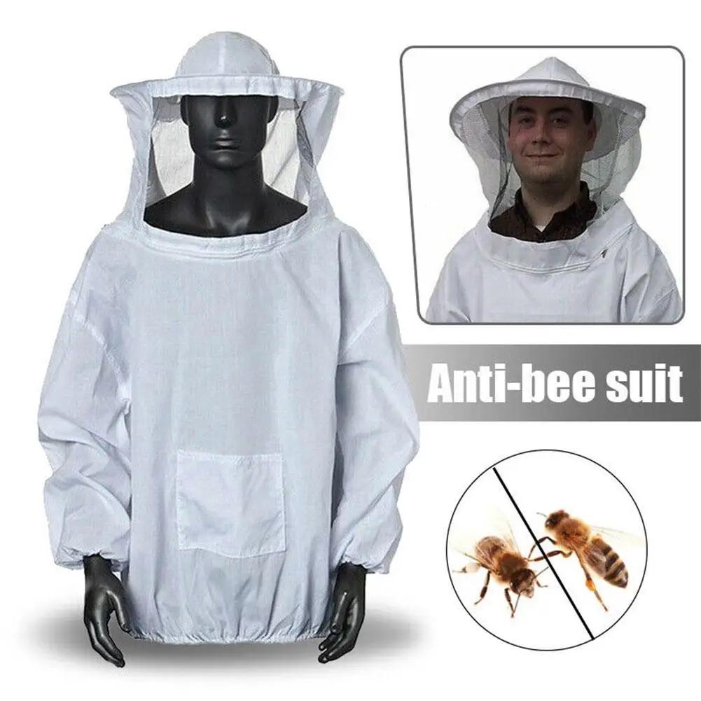 2025NEW veste de protection pour apiculture voile Smock équipement apiculture chapeau manches apicul
