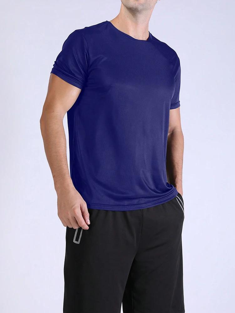 T-Shirt de dehors Ultraléger à vaccage Rapide pour Homme, Haut Respirant et observateur, pour Entraî