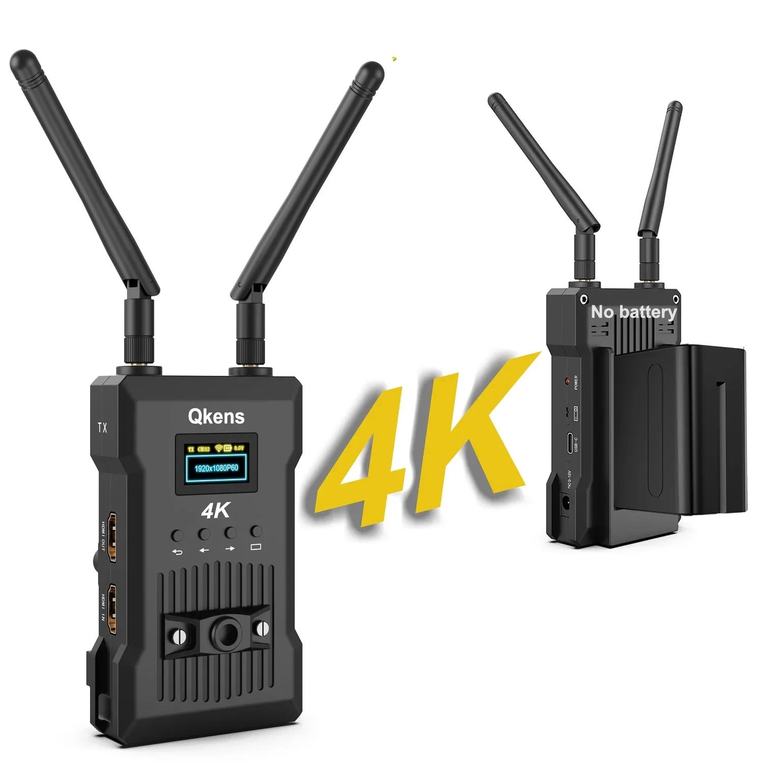 Extension vidéo sans fil HDMI 4K, 200m, transmetteur et récepteur, prise en charge de la batterie, v