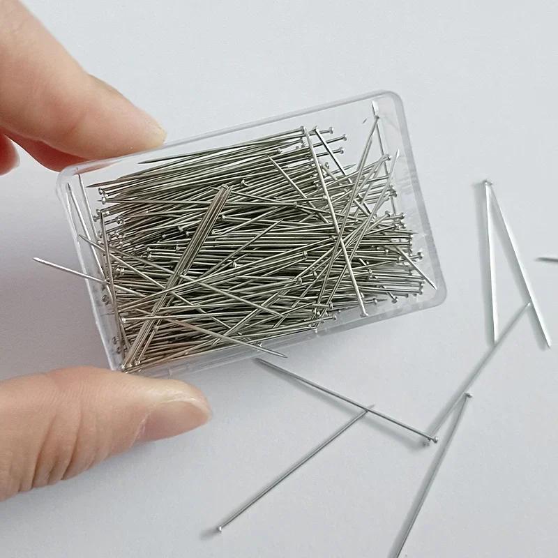 Épingles à coudre en acier inoxydable, 300 pièces/35mm, épingles de Suture droites pour couturière,
