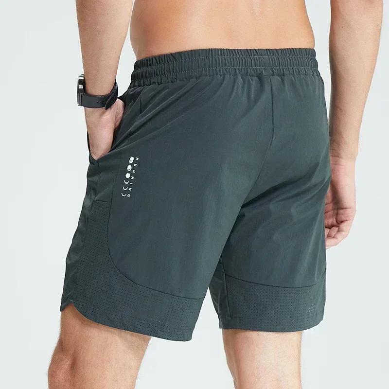 Shorts de sport respirants pour hommes, pantalons de survêtement à séchage rapide, jupes élastiques