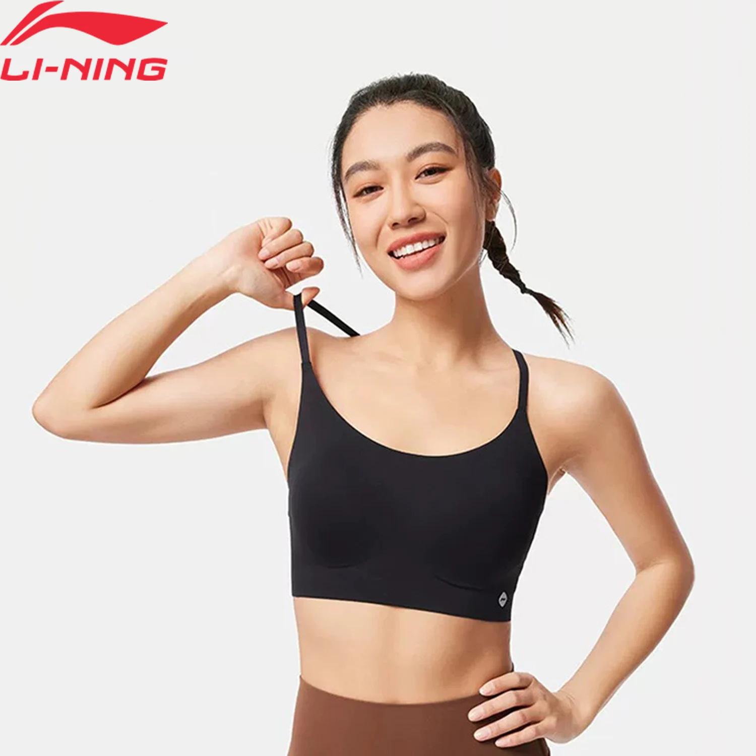 Li-ning femmes Fitness sport soutien-gorge léger Stable soutien 54% Polyester 46% élasthanne ajustem