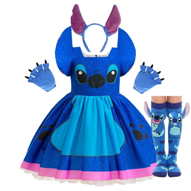 Robe fille dessin animé Disney point film robe Cosplay Costume scène Performance Halloween carnaval