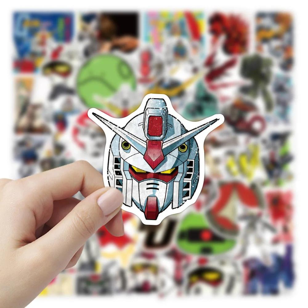 10/30/50pcs Cool GUNDAM Anime Autocollants BRICOLAGE Planche À Roulettes Ordinateur Portable Moto Té