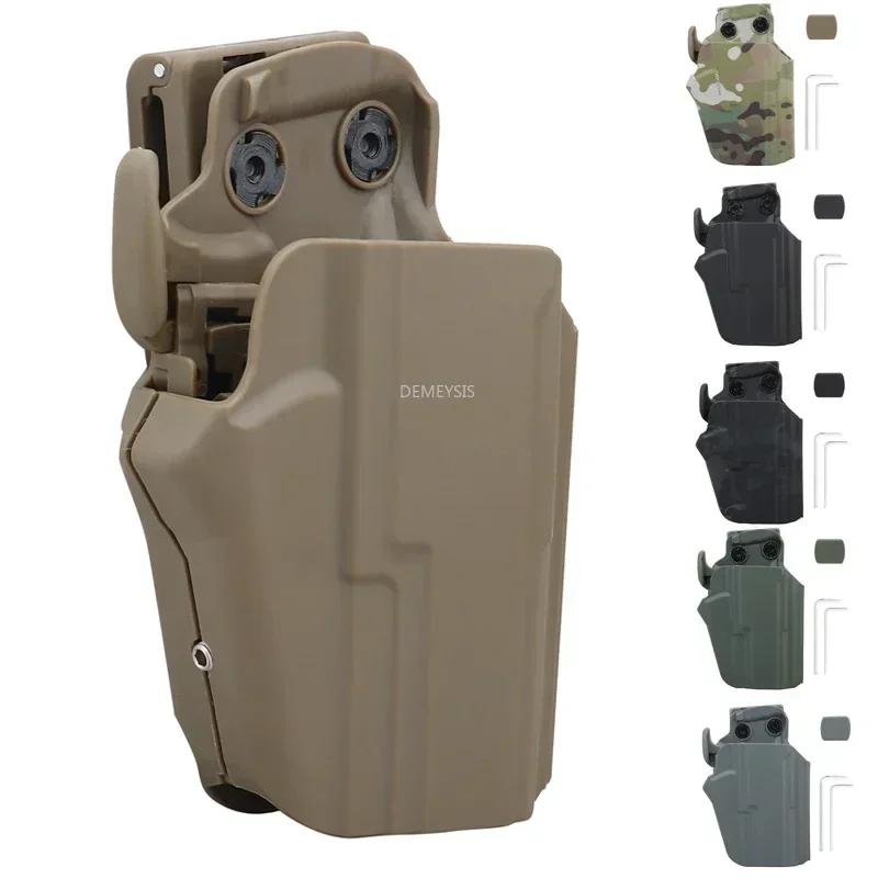 Étui pour pistolet tactique à traction rapide, réglable, pour la chasse en plein air, le tir, ceintu