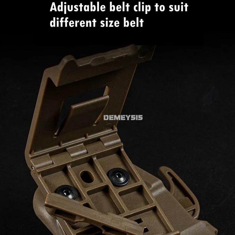 Étui pour pistolet tactique à traction rapide, réglable, pour la chasse en plein air, le tir, ceintu