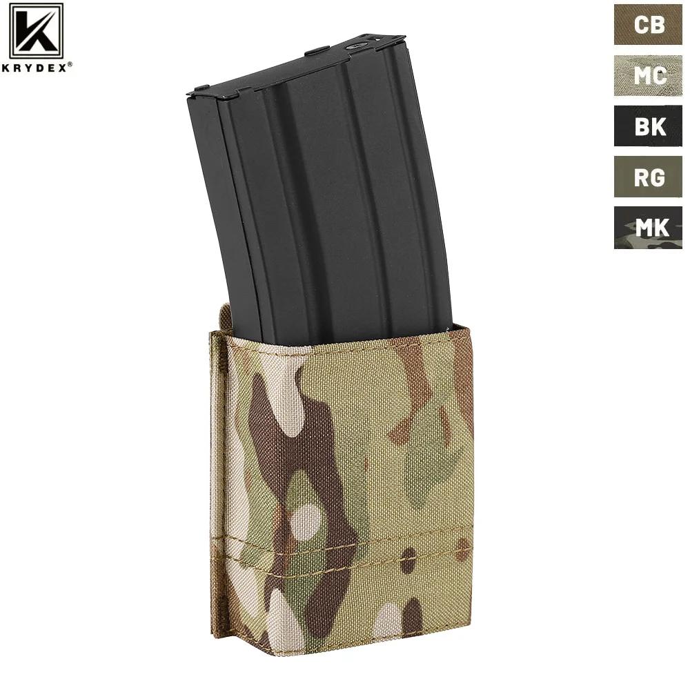 KRYDEX tactique 5.56.223mm pochette pour magazines simple M4 M16 support de pochette pour fusil cein