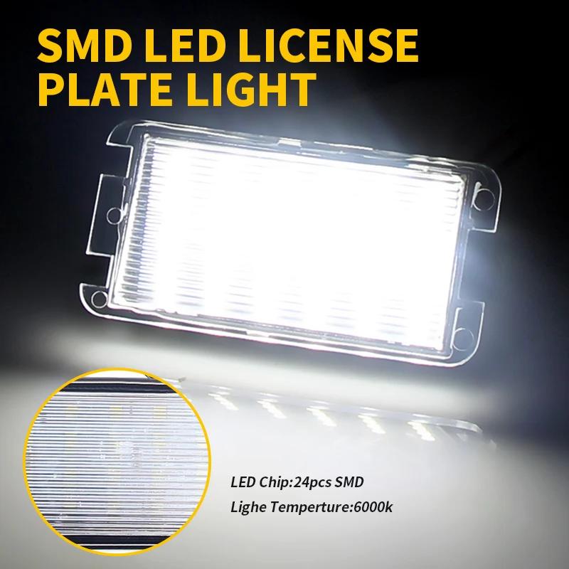 2 pièces sans erreur voiture numéro LED feux de plaque d'immatriculation pour Seat Ibiza 6L Arosa Al