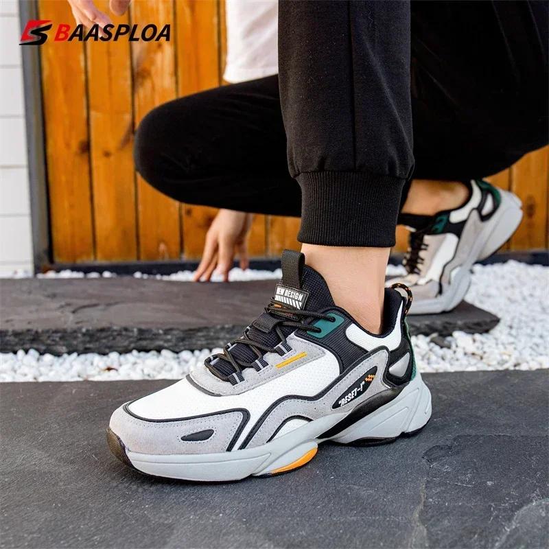 Chaussures de course pour hommes Baasploa, marque de chaussures légères, baskets décontractées en cu