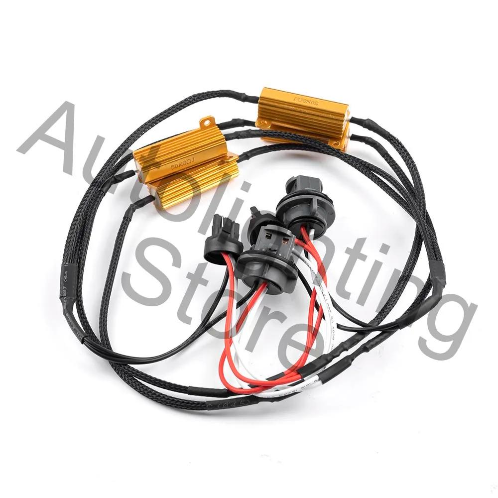 Annuleur d'iode en métal, lampe à LED de décodage, résistance de charge OCB, 7443 T20 W21/5W, arc, c