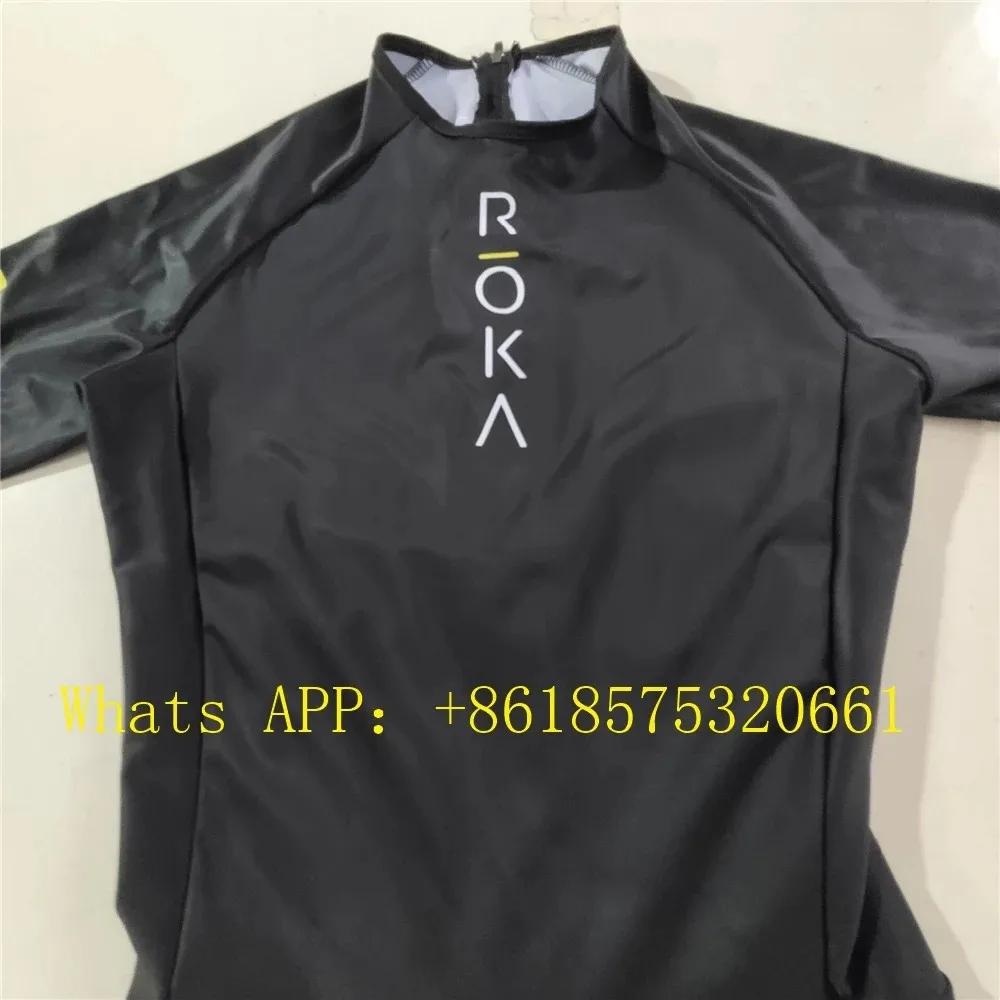 ROKA Triathlon costume hommes à manches courtes cyclisme maillot combinaison Triathlon Speedsuit Tri