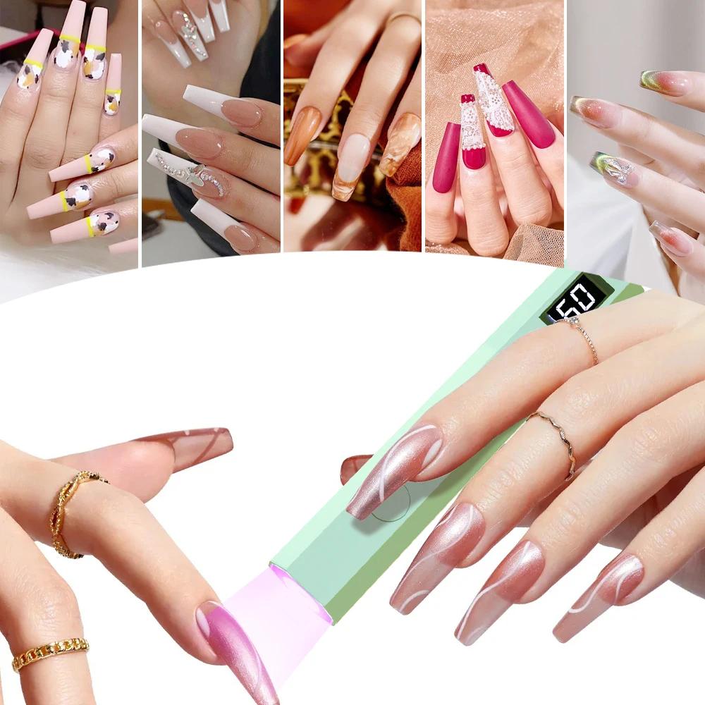 YIKOOLIN lumière UV LED portative pour ongles USB Mini sèche-ongles lumière pour le durcissement de