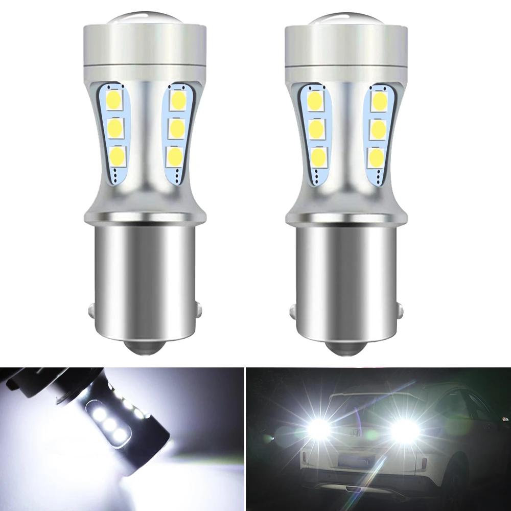 Lampe LED Canbus pour voiture, 2 pièces, 1156 BA15S 1157 bay15d, pour VW Golf 4 5 6 7, Passat B5 god