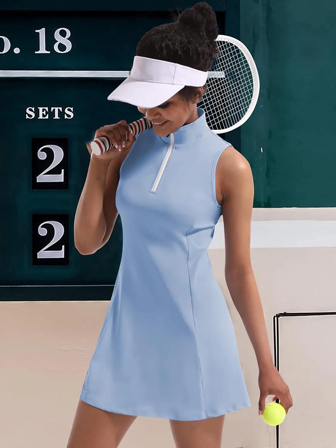 Robe de tennis et polo, jupe de yoga, uniforme de gymnastique, vêtements de sport élastiques doux, t