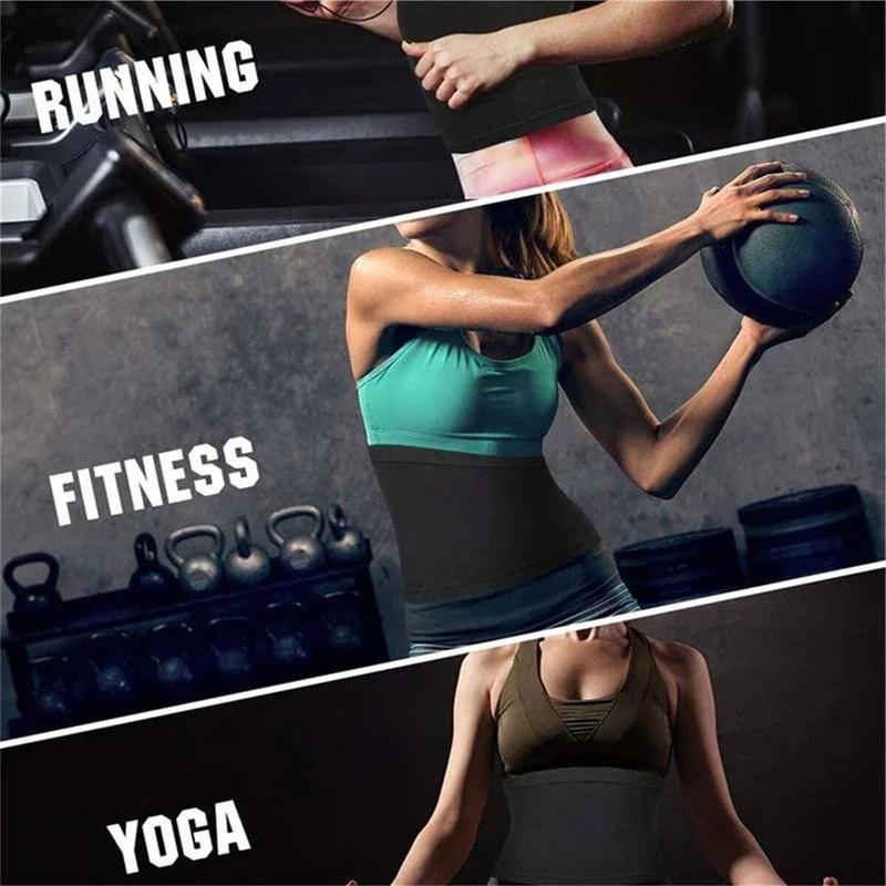 Ceinture de Fitness pour hommes et femmes, exercice d'enveloppe abdominale, Absorption de la sueur,