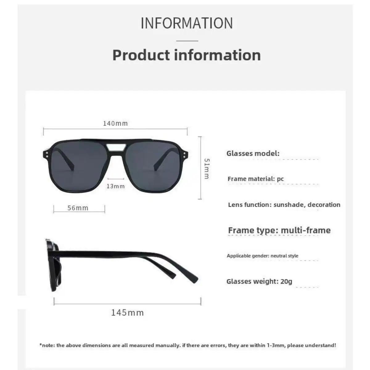 Lunettes de soleil tendance pour femmes, UV400, Anti-Ultraviolet, unisexe, élégantes, à Double faisc