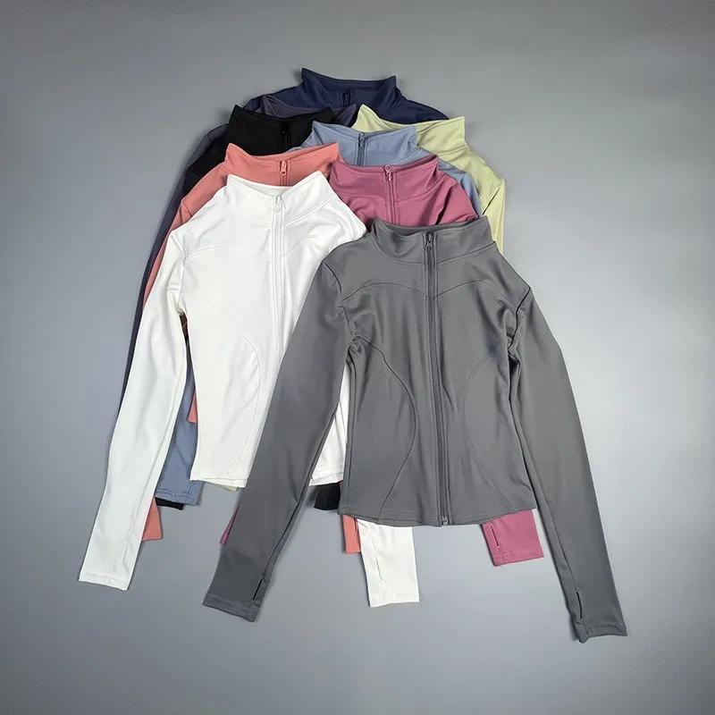 2025 nouveau manteau de Yoga veste de sport courte vêtements de Fitness pour femmes minceur corps sc