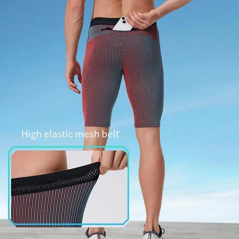 Short de sport serré pour hommes, pantalon de Compression à séchage rapide, respirant, pour Marathon