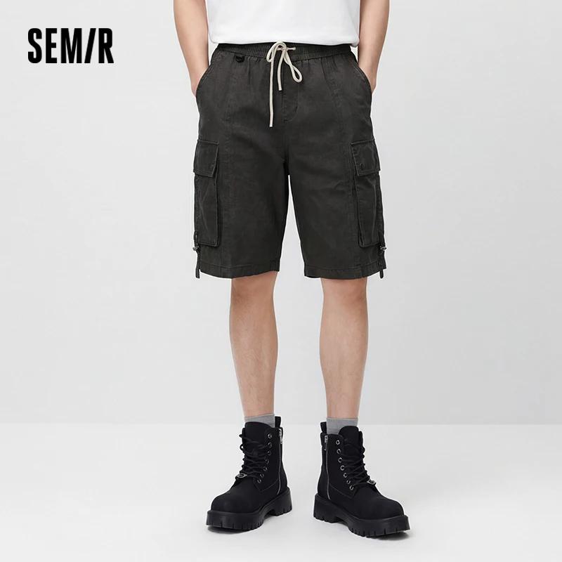 Shorts Homme Semir 2026 Rétro, Style Workwear, Très Amples, Longueur Genou, Décontractés, Tendance S